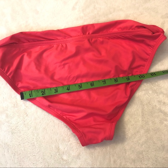 🎁Bundle 4 Free! Old Navy Pink Fold Over Waist Bikini Bottoms Size Small - Picture 10 of 10